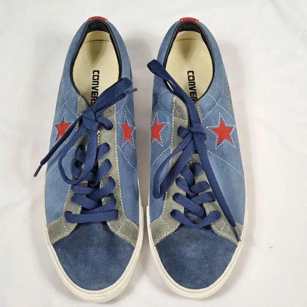 Converse Unisex Low Top One Star Suede Ox Sneakers - Picture 2 of 12